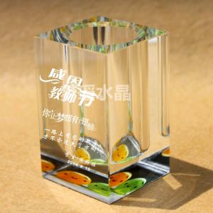 水晶筆筒